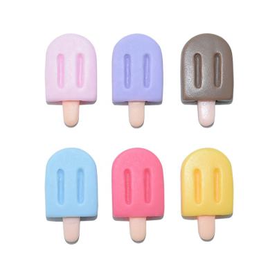 China Other Kawaii Mini Ice Cream Dollhouse Resin Colored Miniature Ice Cream Decoration for sale