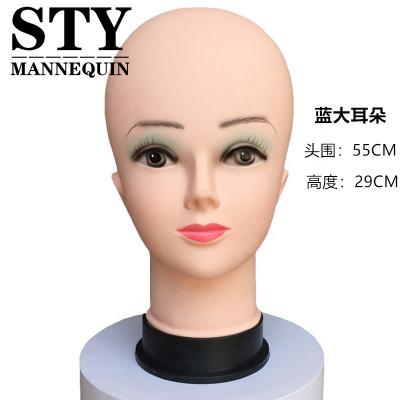 China Wigs Making Cheap Female Mannequin Head For Hats Or Wigs Show Dummy Head Training Head Model Head Without Hair for sale