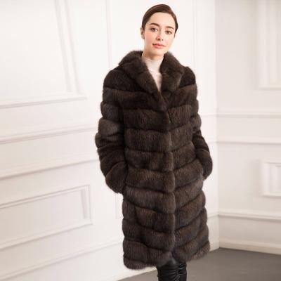 China Viable women's winter warm girls coat coats design long jacket jackets for women faux fox fur coat factory price Shenzhen Lily Cheng for sale