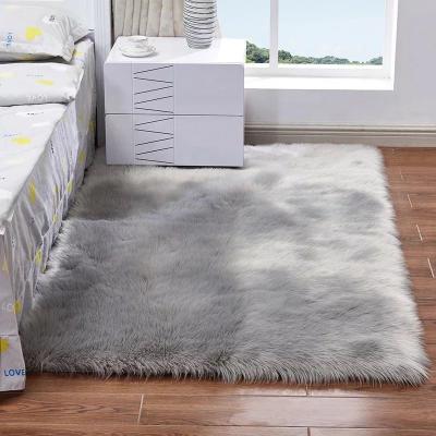 China Modern high quality living room rug, home use faux fur rug, faux fur blankets easy to clean for sale