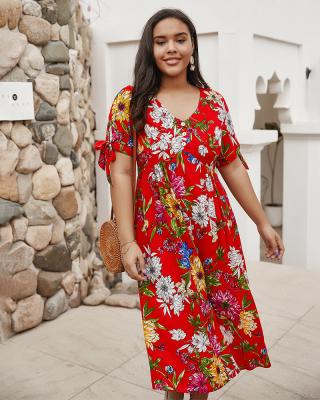 China plus size plus size dresses 2021 plus size summer dresses dress plus size for sale