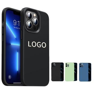 China Shockproof Black silicone phone case  Luxury Custom Logo Designer Phon for iphone 12/12Pro /12mini phone cases for sale