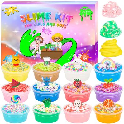 China Hot Selling Amazon Mud Funny Educational Mud Toy Kit DIY Kit Make Ice Cream Mud Making Kit Set for sale