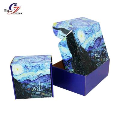 China Recyclable Advanced Custom Mailing Box Cardboard Paper Box Fancy Mailing Print Gift Wholesale Aircraft Cardboard For Clothes for sale