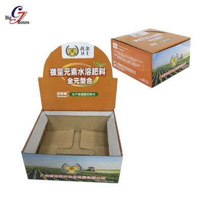 China Size Gauge Cardboard Display Cardboard Box Recyclable Eco Friendly Customized Paper Cardboard For Promotion In Supermarket for sale