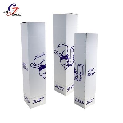 China Recyclable Custom Corrugated Packaging Box Wholesale Full Color Printing Large Packaging Boxes For Pocket Mattress for sale