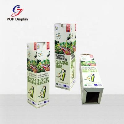 China Free Sample Design Custom Color Box Packaging Materials Large Long Tall Recycled Cardboard Package Paper Strong Cardboard For Foods Essential Oil for sale