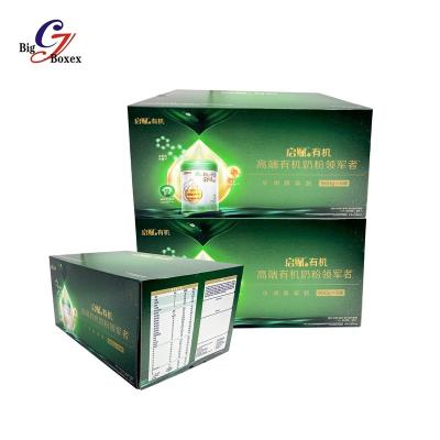 China Recycled Materials Customized Design Luxury Cardboard Packaging Gift Boxes Corrugated Gift Box Packaging Cardboard For Baby Formula Can for sale