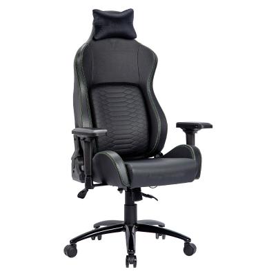 China High Back Ergonomic Rotating Leather PU PC Computer Gaming Chair With Footrest for sale