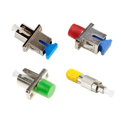 China FTTH LC FC ST SC Hybrid Fiber Optic Adapters Couplers for sale