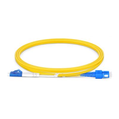 China FTTX 9/125 G652D G657A 0.9mm 2mm 3mm SC UPC uniboot single mode patchcord for sale