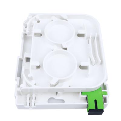 China Plastic FTTH 1 Core Fiber Optic Faceplate Socket Panel for sale