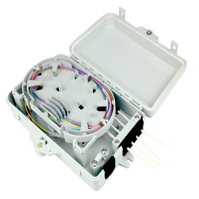 China Outdoor FTTH Access FTTH IP65 4 Core Fiber OpticTermination Box for sale