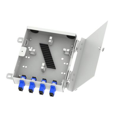 China FTTX Fiber Optic FTTH Terminal Box Metal Mini Box for sale