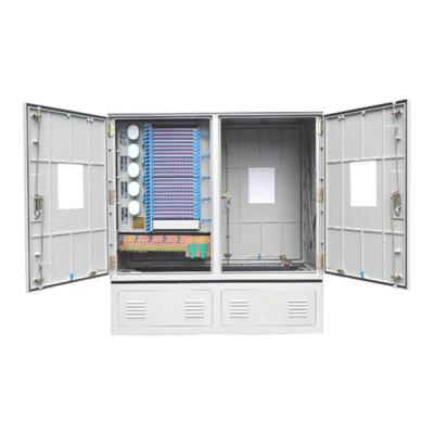 China FTTX IP65 optic corss connect outdoor waterproof 1152 Core FDC Fiber Distribution Cabinet for sale