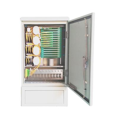 China Outdoor FTTX FDC 144D FTTH Fiber Distribution Cabinet for sale