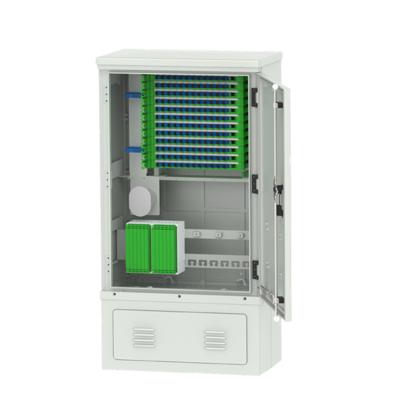 China Outdoor FTTX FDC 144B ip65 SMC FTTH Fiber Distribution Cabinet for sale