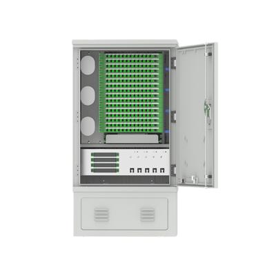 China Outdoor FTTX FDC 144A ip65 FTTH Fiber Distribution Cabinet for sale