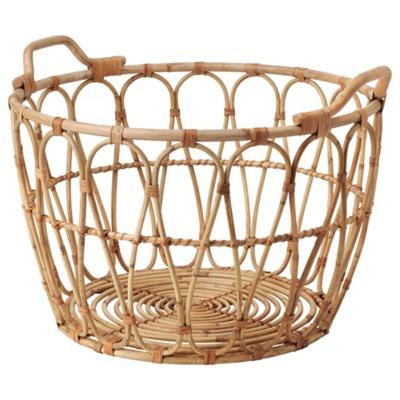 China SNIDAD Woven Rattan Clothes Storage Basket Sustainable Dirty Basket for sale