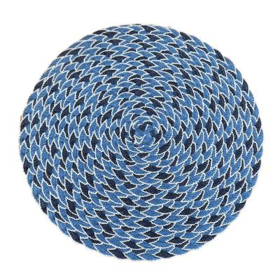 China Best Homeplus 2022 Viable Turned Woven Warm Insulation Blended Thick Natural Fabric Place Mats Teacup Mats Area Rugs for sale