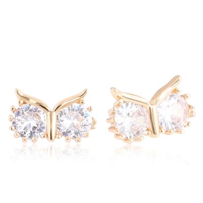 China Wholesale Cheap Hot TRENDY Quality Women Jewelry Factory Price Gold Plated Fashion Stud Earring Gold Plated Stud Earring for sale