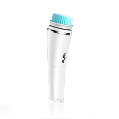 China Acne Logo 2*AA Battery Face Care Tool Brush Cleaner Tool Customized Facial Deep Cleansing Brush Best Face Treatment for sale