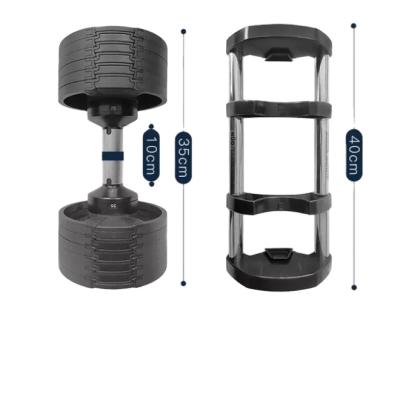 China Real Durable Premium Adjustable Dumbbell Set Weight Lifting 4 Rubber Steel Weights Hex Adjustable Dumbbell Dumbbell for sale