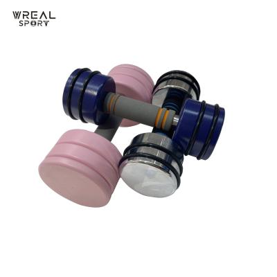 China Adjustable Weight Gym Equipment Weightlifting Plated Dumbbell Workout Set Weight Dumbbell On Sale for sale