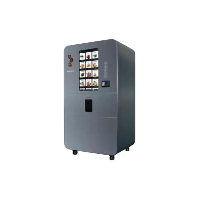 China Galvanized Steel Plate + Tempered Glass Fresh Bean To Cup Coffee Vending Machine Milk Tea Vending Machine Coffee for sale