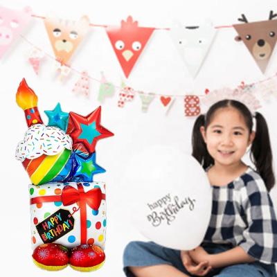 China Toy Toy/Advertising Gift/Standing Arch Garland Special Shaped Balloons Globos Mylar Foil Helium Balloon Set Wholesale Pomotional Toy/Cake Decoration MTF for sale