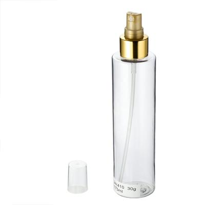 China Comestic 175ml Portable Plastic Clear Perfume Bottle Empty Packaging With Mist Sprayer for sale