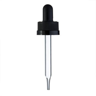 China Jiangsu Hot Selling Child Safe 18/410 20/410 Child Proof Dropper Glass Pipets CRC Dropper for sale