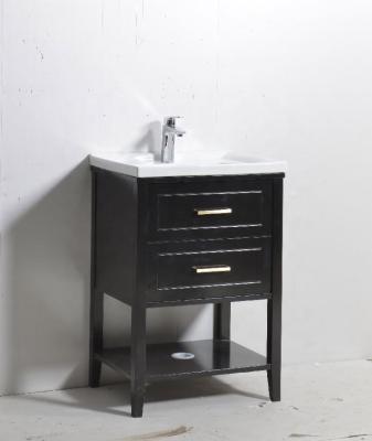 China Durable American Style Bathroom Vanity Cabinets Economical Used Home Hotel Furniture for sale