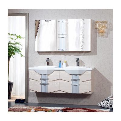 China Bathroom Void Modern Wall Mounted Vanity Mirror For Hotel Bathroom Furniture Bath Sink Cabinet for sale