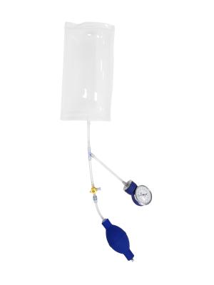 中国 Medical Device Easy Inflation Pressure Infusor Bag with Pressure Gage 1000ML 販売のため