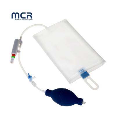 Κίνα Fluid Infusion Bag, Quick Infusion Transparent 500ml Pressure Infusion Bag with Pressure Gauge for ICU προς πώληση