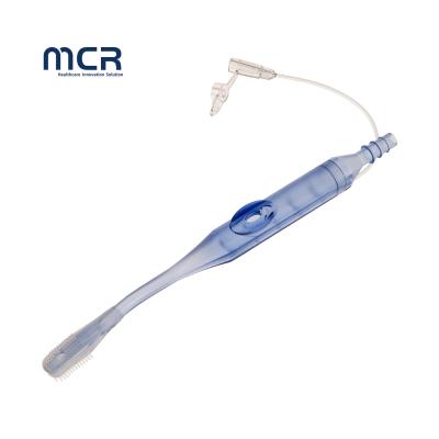 China Disposable Medical Silicone Bristles Suction Toothbrush For Adult for sale