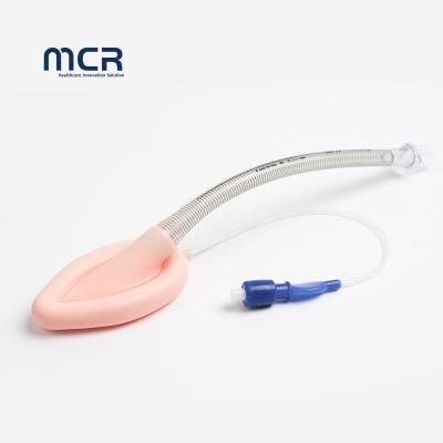 China Reinforced Silicone Reusable Laryngeal Mask Airway Soft Cuffed Medical for sale