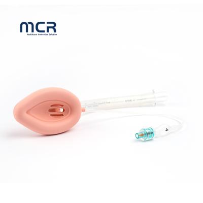 China Disposable Silicone Laryngeal Mask Airway With Bar Medical Equipment for sale