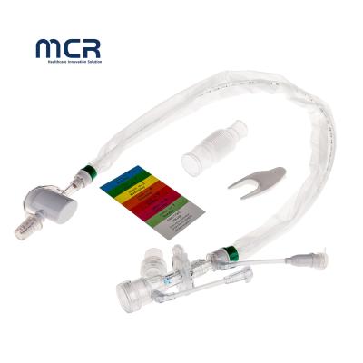 China Closed Suction Catheter 72H Push Switch Closed Suction System for sale