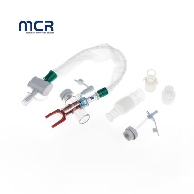 China T Type Head Closed Suction Catheter with Thumb Control Valve for sale