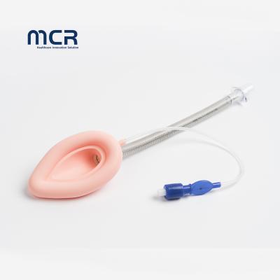 China Reinforced Reusable Laryngeal Mask Airway Silicone LMA Soft Cuffed for sale