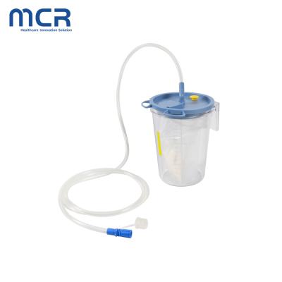 China Disposable Negative Pressure Suction Canister with Removable Rigid Barrel Te koop