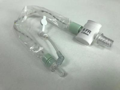 Cina Dimensione 6 del catetere di aspirazione del PVC del grado medico di sterilizzazione 1.95mm OD dell'ossido di etilene in vendita