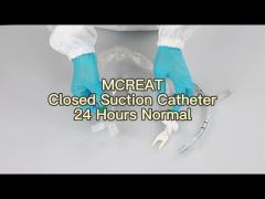 MCREAT 24H Single Lumen Closed Suction System 24H Single Lumen