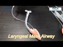 Curved Laryngeal Mask Airway with Soft Silicone Cuff for Secure Seal and Patient Comfort