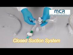 disposable closed suction catheter medical equipment csc l type 24h iso fda