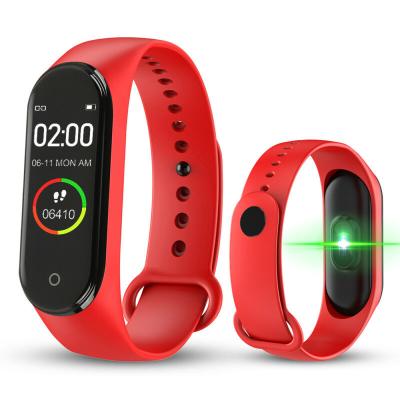 China Touch Screen New Product Heart Rate Monitor M4 Band Smart Bracelet Wristband Fitness Tracker M4 Waterproof Smart Watch for sale