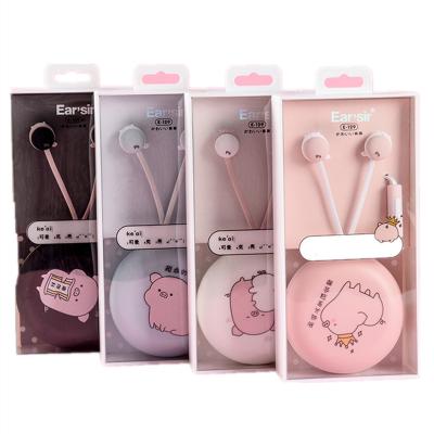 China Perfect Healthy Cute Cartoon Kids Wired Stereo Earbuds Gifts In-ear Wired Headphone Wired 1.22mm Wired Earphone With MIC for sale