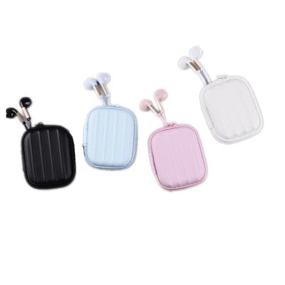 China Perfect Noise 2019 Hot Selling Macaron Color Mobile Phone 3.5mm Jack Wired Earphone Hand Free Earbuds For Phone for sale